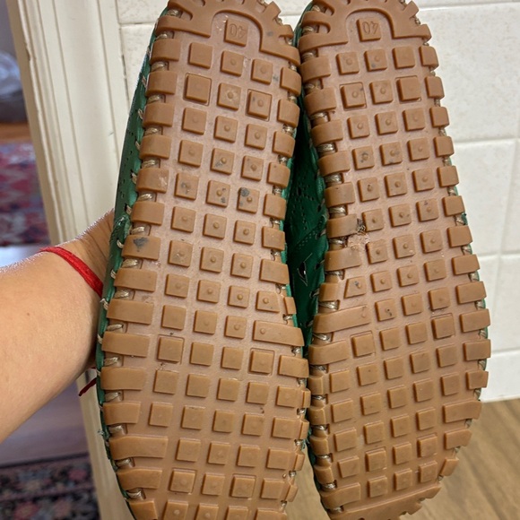 Spring Step Green Flats - Picture 5 of 5